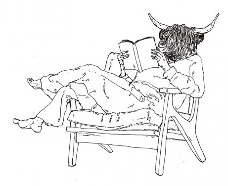from Collection "Cows read books"